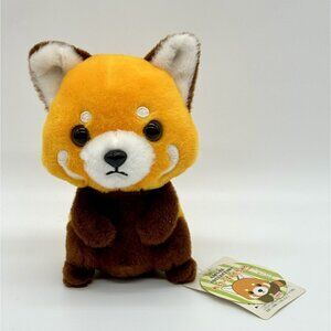 Amuse Japan Red Panda Stand Up Plush Toy 6” New NWT